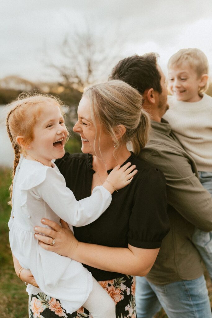Family improving connection through parenting support